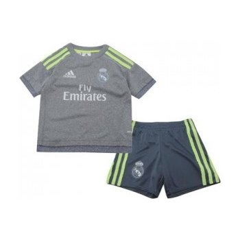 adidas Real Madrid Away Kit 2015 2016 Mini Grey/Yellow