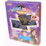 SMT Creatoys Vyškrabovací obrázky zlaté 6ks – Zboží Dáma