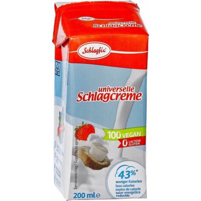 Schlagfix Rostlinná smetana ke šlehání neslazená 200 ml – Zboží Mobilmania