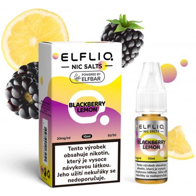 Elf Bar Elfliq Blackberry Lemon 10 ml 20 mg – Zboží Dáma