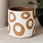 Bloomingville Květináč z terakoty Avo 12 cm - bílý – Zboží Dáma