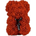 Medvídárek Simple medvídek z růží 25cm - světle červený – Zboží Dáma
