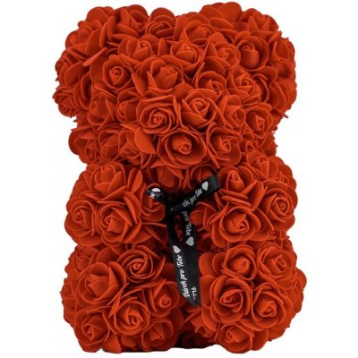 Medvídárek Simple medvídek z růží 25cm - světle červený – Zboží Dáma