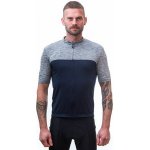 Sensor MOTION kr.rukáv celozip deep blue/šedá pánský – Zboží Mobilmania