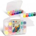 akrylové barvy PRIMO 18 x 25 ml 2x miniplátno – Zboží Dáma