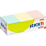 Generic Bloček samolepicí Hopax 38x51 mm, 3 pastelové barvy, 12x100 lístků – Hledejceny.cz