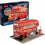 CubicFun 3D puzzle svítící Londýnský autobus 161 ks – Zboží Dáma