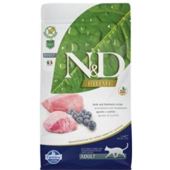 N&D Prime Grain Free Cat Adult Lamb & Blueberry 1,5 kg