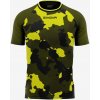 Pánské sportovní tričko Givova Pánské triko Army Military-Yellow zelená