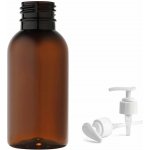 Tera plastová lahvička hnědá s bílým dávkovačem 100 ml – Zboží Dáma