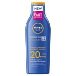 Nivea Sun Protect & Moisture hydratační mléko na opalování SPF20 200 ml – Zboží Dáma