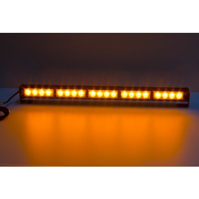 LED světelná alej, 20x LED 3W, oranžová 580mm, ECE R10 – Zboží Mobilmania