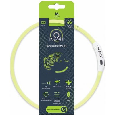 M-Pets FLASH LED nabíjecí svítící obojek – Hledejceny.cz