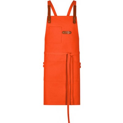 Exner Delší pracovní zástěra s laclem EX285 Orange 80 x 70 cm – Hledejceny.cz