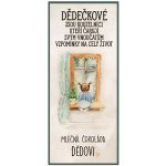 Bohemia Gifts Dárková mléčná čokoláda 100 g Dědečkovi – Sleviste.cz