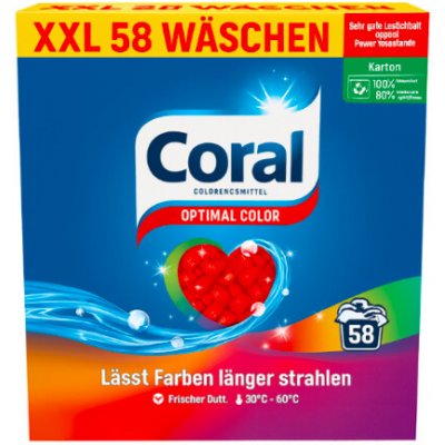 Coral prací prášek Optimal Color 58 PD – Zboží Dáma