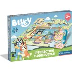 CLEMENTONI Podlahové s interaktivním perem Bluey 24 dílků – Zboží Mobilmania
