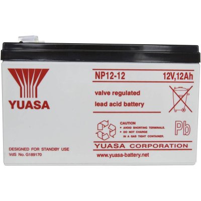 YUASA NP12-12 12V 12Ah – Zboží Živě