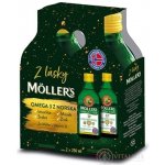 MOLLER'S Omega 3 RYBÍ OLEJ + vitamín D Duo balení, citrónová příchuť 2x 250 ml – Hledejceny.cz