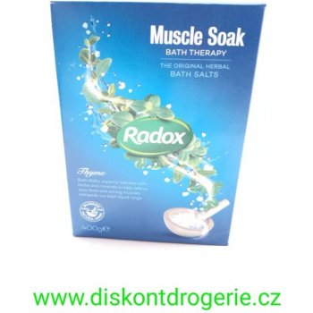 Radox Muscle Soak koupelová sůl 400 g