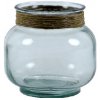 Váza z recyklovaného skla s omotávkou "HURRICANE", 18 cm (balení obsahuje 1ks)|Vidrios San Miguel|Recycled Glass