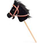 Hobby horse Baron, černý kůň na tyči se zvuky – Zboží Dáma