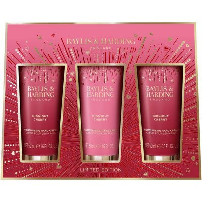 Baylis & Harding Midnight Cherry krém na ruce 3 x 50 ml – Zboží Mobilmania