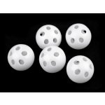 Chrastítko kulička Ø2,4 a 2,6 cm - (Ø24 mm) bílá (50 ks) – Zboží Dáma