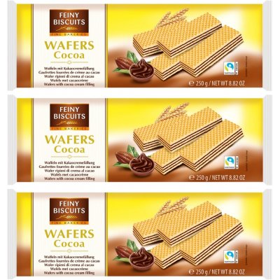 Feiny Biscuits Biscuit Vaflové oplatky s krémovou čokoládovou náplní 250 g – Zboží Dáma