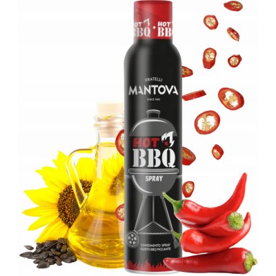 Mantova Olej ve spreji barbecue pikantní 200 ml – Zboží Dáma