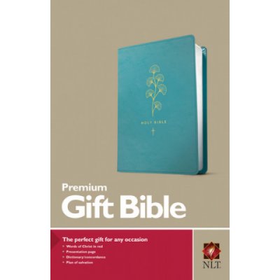 Premium Gift Bible NLT Red Letter, Leatherlike, Teal TyndaleImitation Leather – Zboží Mobilmania