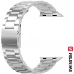 SWISSTEN ŘEMÍNEK PRO APPLE WATCH KOVOVÝ 38/40/41 mm STŘÍBRNÝ 46000302 – Zboží Mobilmania