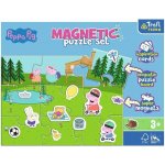 Trefl Magnetické Peppa a její zábava Peppa Pig v krabici 28,5x22x5cm 12 dílků – Zbozi.Blesk.cz