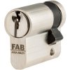 Cylindrická vložka Assa Abloy FAB 1.01/D 30/10 jednostranná Ni 3 klíče