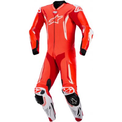 jednodílná kombinéza Alpinestars GP TECH V5 červená/červená/bílá | Zboží Auto