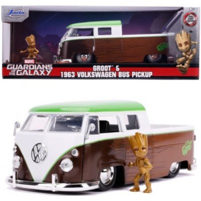 Toys Marvel Guardians of the Galaxy Groot 1963 Volkswagen Bus Pickup