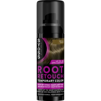 Syoss Root Retoucher hnědý sprej na odrosty 120 ml – Hledejceny.cz