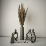 DESS Craft Studio Luna Váza - elegantní kulatá váza, ručně vyráběná, v různých barvách – Hledejceny.cz