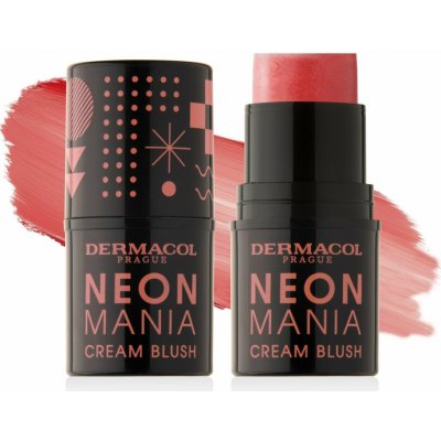 Dermacol Neon Mania krémová tvářenka 2 Coral 5,2 g – Hledejceny.cz