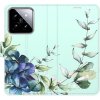 Pouzdro a kryt na mobilní telefon Xiaomi iSaprio flip pouzdro Blue Flowers Xiaomi 14 blflwrs-FLP2-Xia14