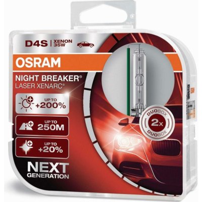 Osram Xenarac D4S NIGHT BREAKER LASER 66440XNL-HCB 35W P32d-5 2ks – Zboží Mobilmania