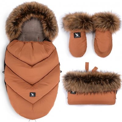 COTTONMOOSE Set zimní rukavice a rukávník Moose Yukon Amber
