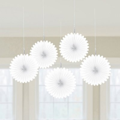 Závěsné dekorace bílé 15,2 cm – Zboží Dáma