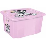Keeeper úložný box s víkem Karolina 12238 30l růžová – Zboží Dáma