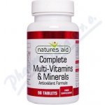 Natures Aid Multivitamíny a minerály Complete 90 tablet – Hledejceny.cz
