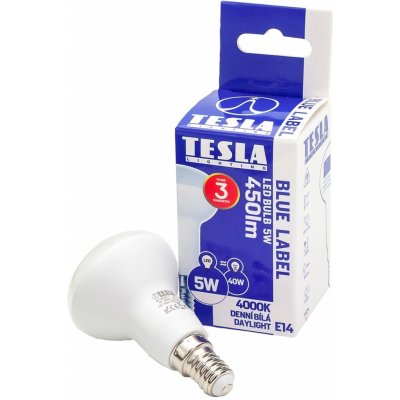 Tesla LED žárovka R50, E14, 5 W, 450 lm, 4 000 K – Hledejceny.cz