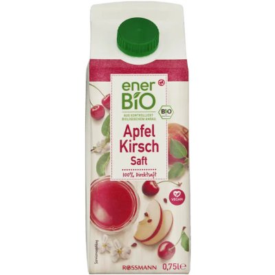 EnerBiO Jablko-višňová šťáva 0,75 l – Zboží Dáma