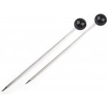 Prima-obchod Ozdobné špendlíky délka 55 mm, barva 4 černá – Zboží Dáma