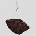 homba homba zen mini závesné kreslo bavlnené hnedé 2-10 rokov – Zboží Mobilmania