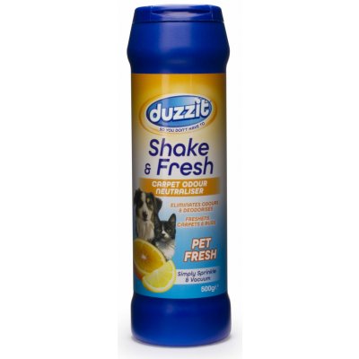 Duzzit Shake&Fresh Vonný prášek na koberce Pet fresh 500 g – Zboží Dáma